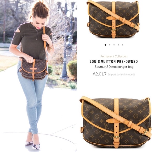 Louis Vuitton Handbags - 💜💕MINT💜💕SAUMUR 30💕💜 Crossbody Monogram
